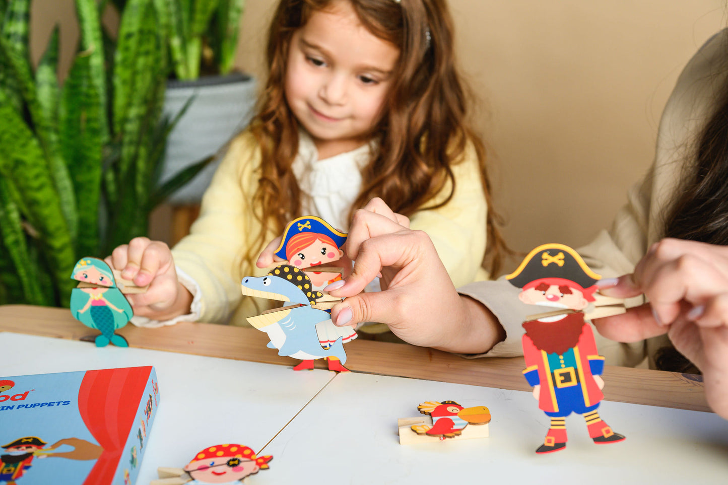 Clothespin Puppets Pirates