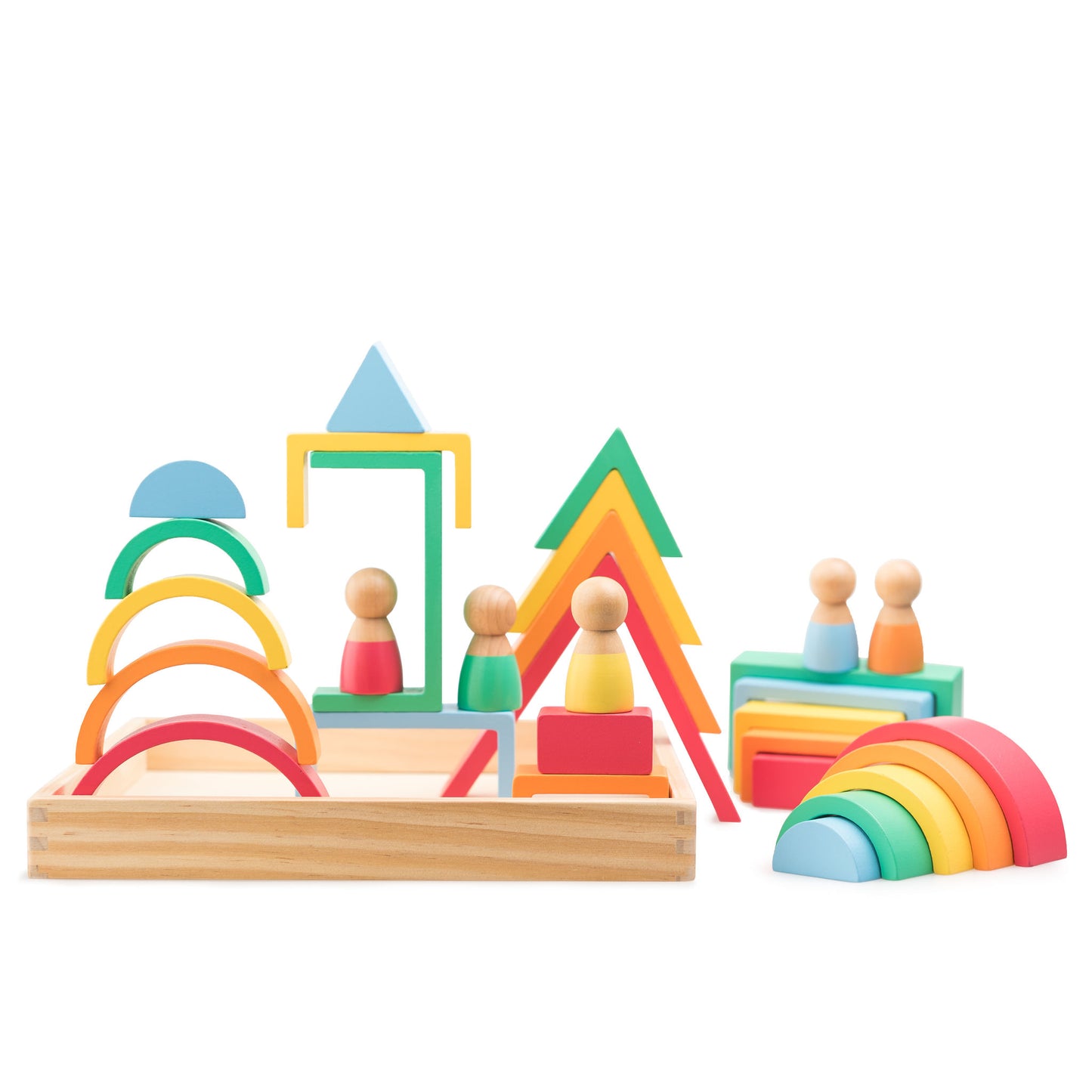 Montessori Rainbow Blocks