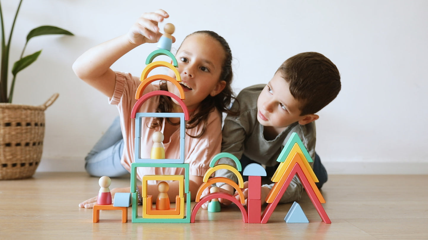 Montessori Rainbow Blocks