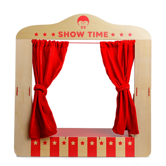 Wooden Table Top Puppet Theater