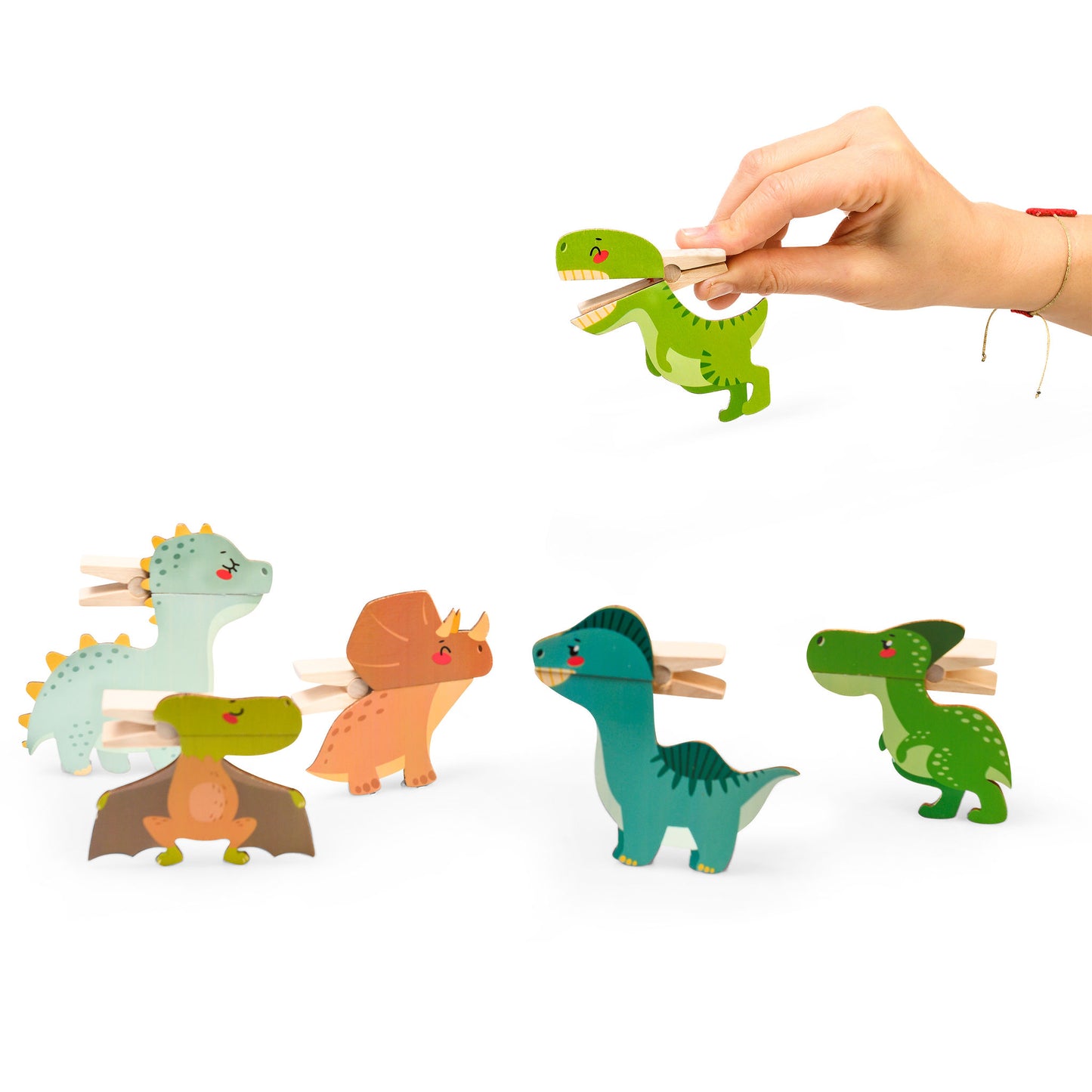 Clothespin Puppets Dinosaurs